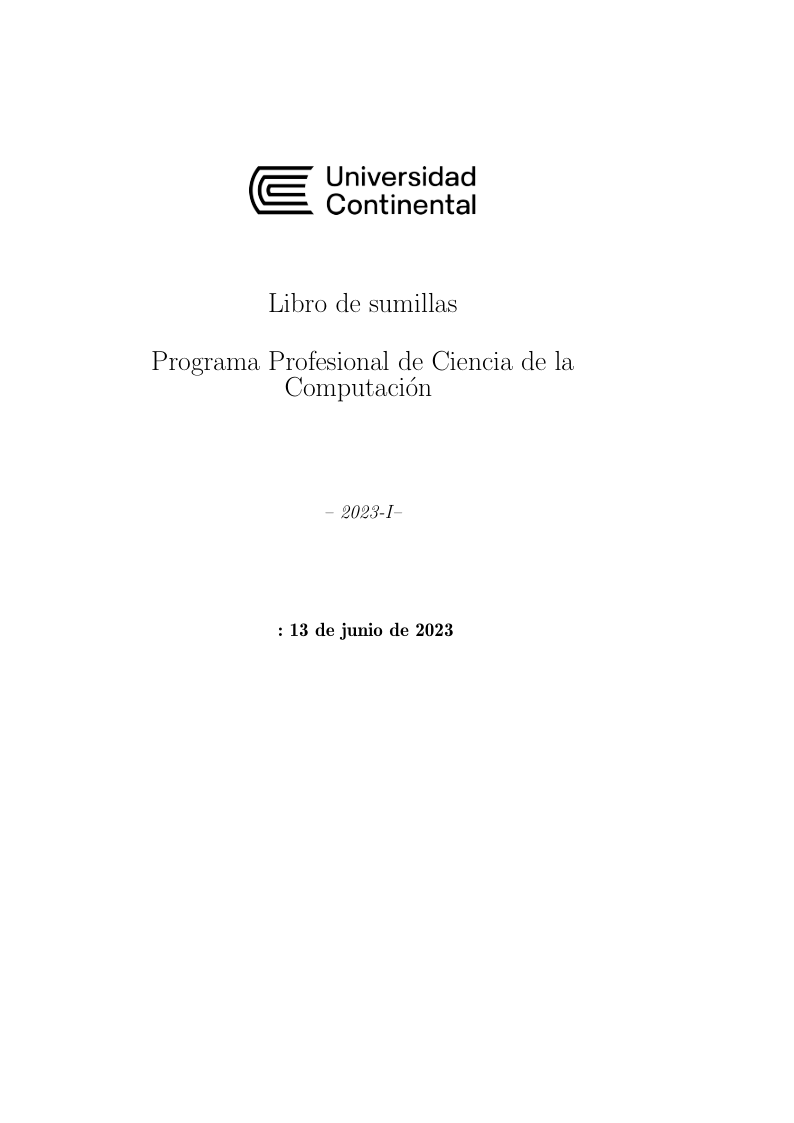 Libro de Sumillas