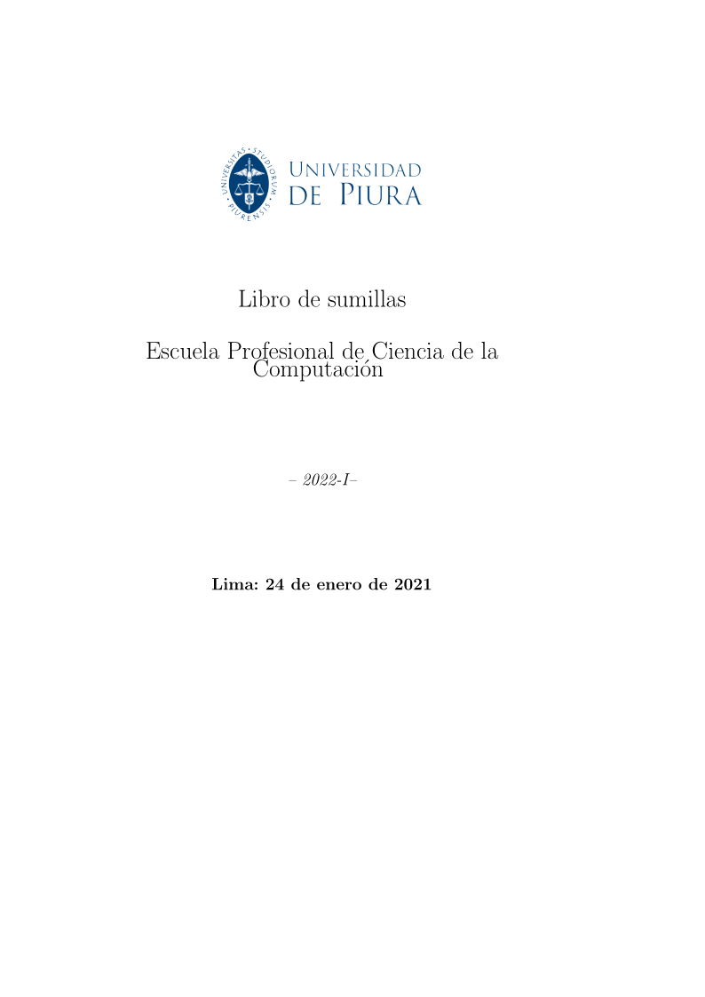 Libro de Sumillas