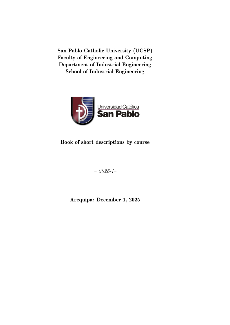 Book of Short descriptions